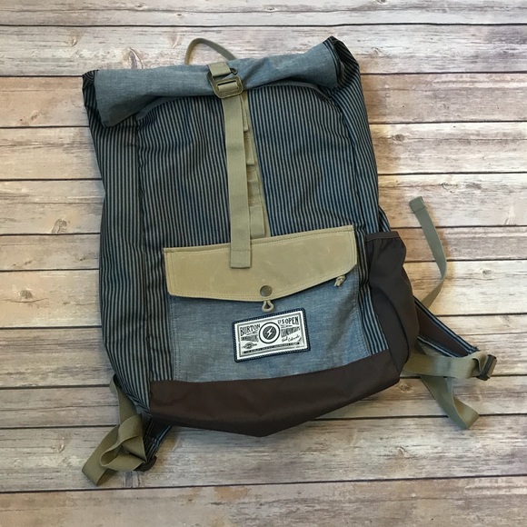 Burton Handbags - NWOT Burton Striped Backpack